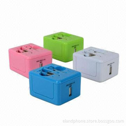 All-in-one Universal Travel Multi-power Adapter with USB Charger